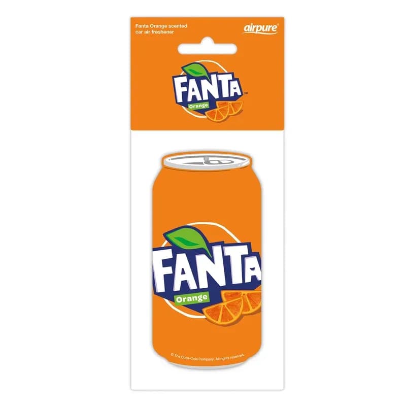 airpure FANTA ORANGE CAN Car Freshener, Freshens Vehicle Interior Air, Fresheners For Men and Women, Fresh Scent, CC-PC-F-870