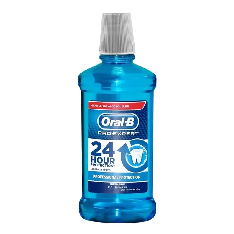 Oral-B Pro Expert Professional Protection Mouthwash, Freshmint, 500 ml