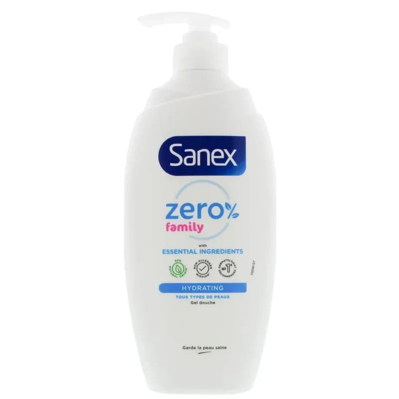 Sanex Zero% FAMILY Hydrating all skin types Shower Gel 725ml