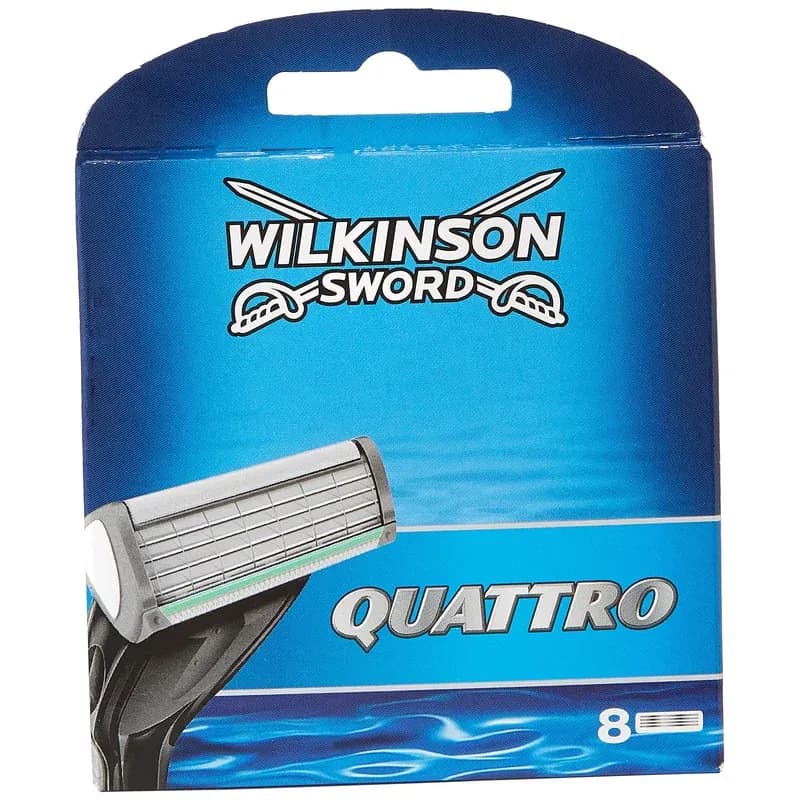 Wilkinson Sword Systems Quattro Men's Razor Blade Refills