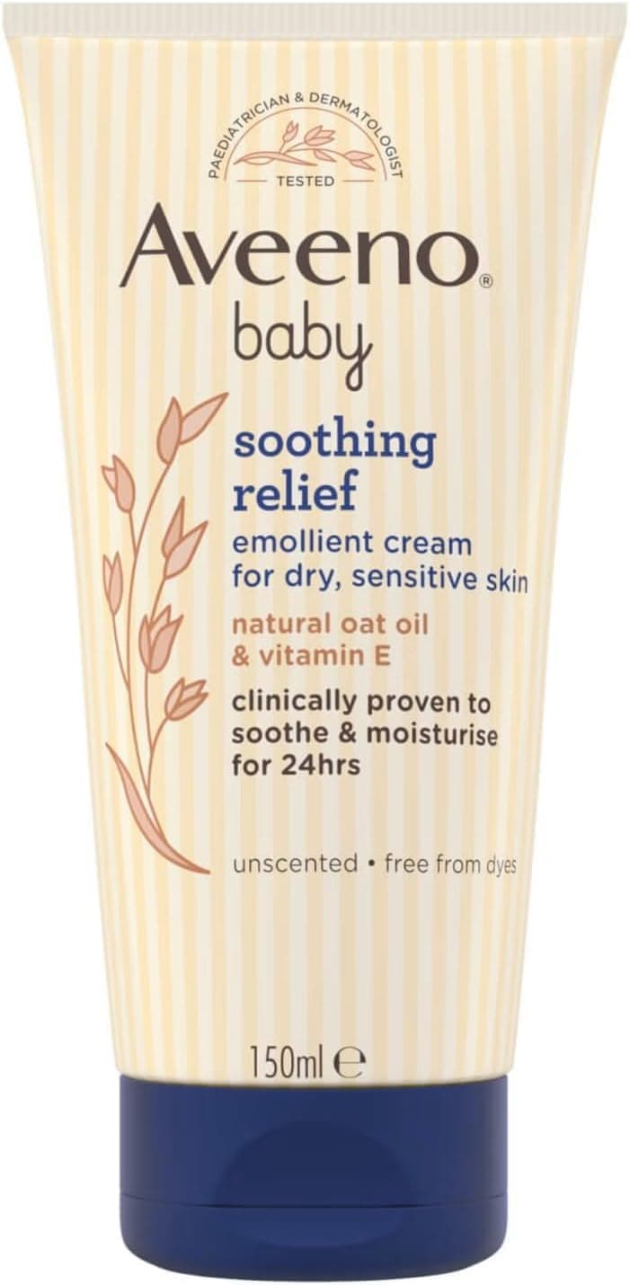 Aveeno Baby Soothing Relief Emollient Cream for Sensitive Skin 150ml