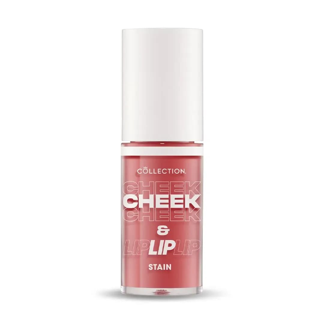 Collection Cosmetics 2 in 1 Cheek & Lip Stain, Long Lasting and Hydrating 5ml