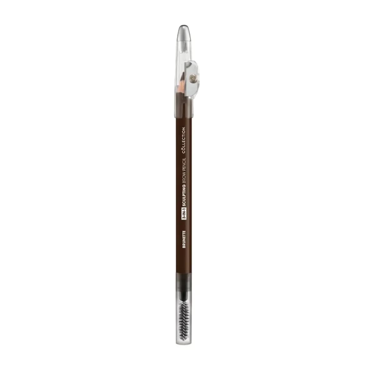 Collection Cosmetics 3-in-1 Sculpting Eyebrow Pencil- Brunette- 1g