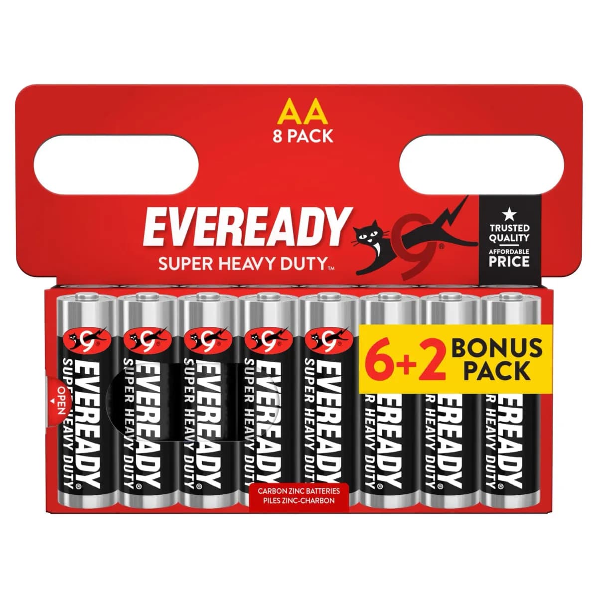 Eveready Super Heavy Duty AA Battery
