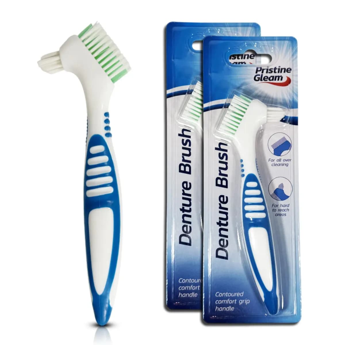 Pristine Gleam Denture Toothbrushes