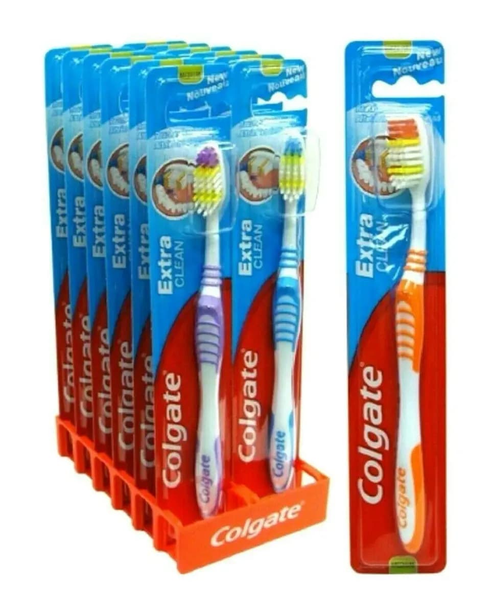 Colgate Extra Clean Medium Toothbrushes