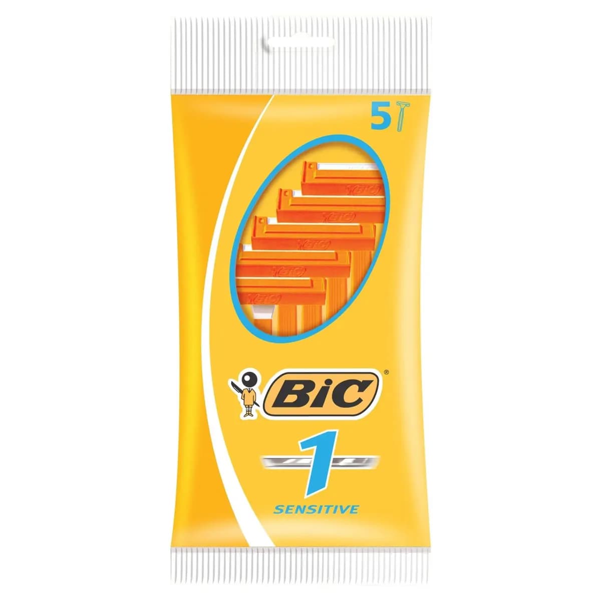 BIC 1 Sensitive Shaver Pack 5